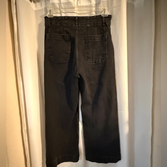 Pilcro The Skipper Black Jeans | Cropped Flare | Size 29 - Picture 5 of 11